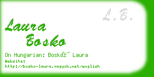 laura bosko business card
